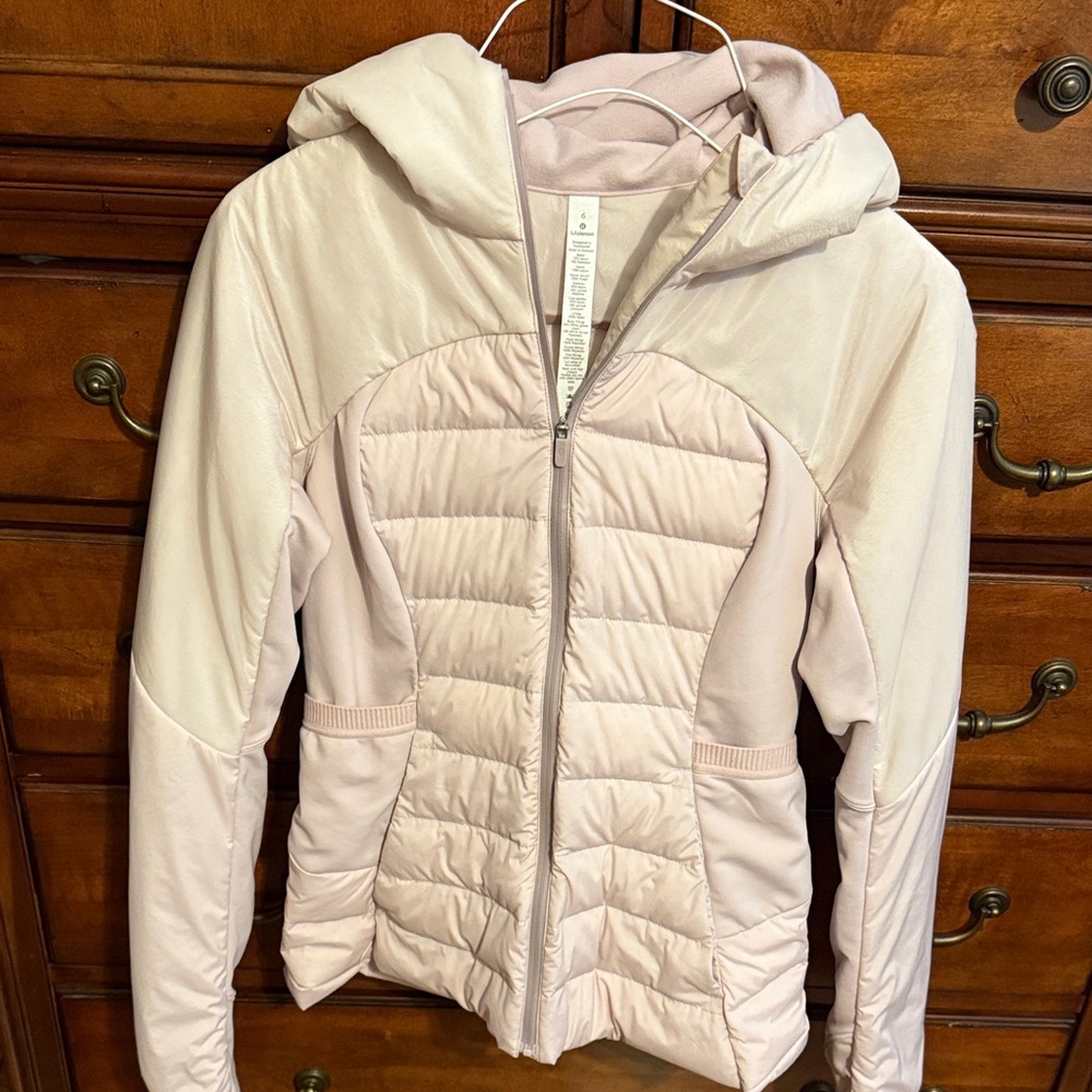 Lululemon Athletica Light Pink Puffer Jacket